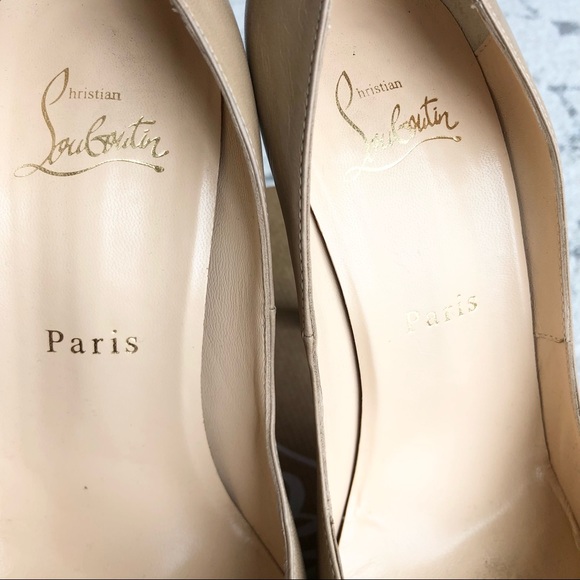 Christian Louboutin Nude Natural Flo Pumps Shoes - Picture 2 of 8